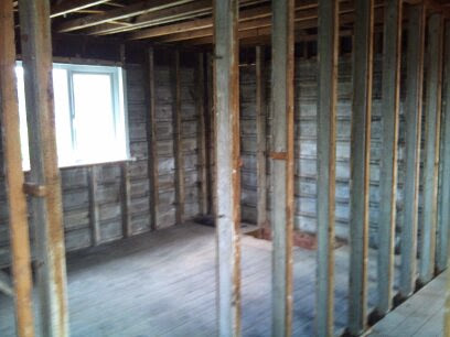 Upstairs spine wall - upstairs spine wall Upstairs spine wall - upstairs spine wall