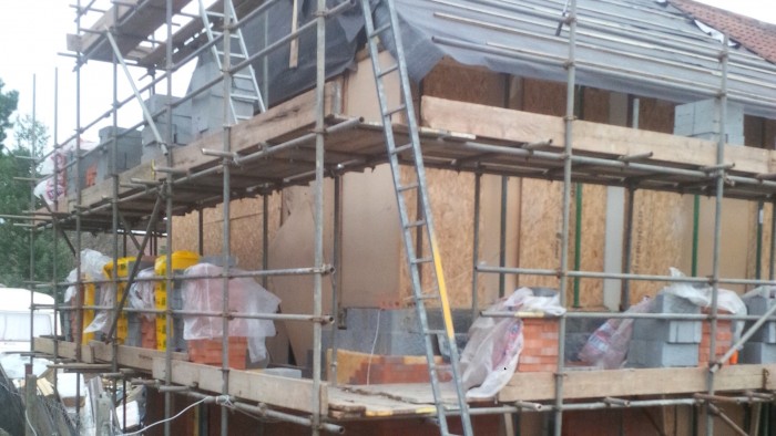 15 - New cavity brick wall 15 - New cavity brick wall